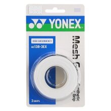 Yonex Overgrip Mesh Grap 0.65mm biały 3 szt.