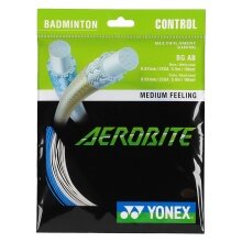 Yonex Sznurki do badmintona Aerobite Hybrid 0.61/0.67 biały/niebieski 10m Zestaw