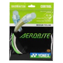 Nawleczka z żyłką do badmintona Yonex Aerobite Hybrid 0.61/0.67 biały/zielony