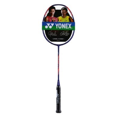 Yonex Rakieta do badmintona Voltric Ace (głowicowa, elastyczna) niebieska - naciągnięta -