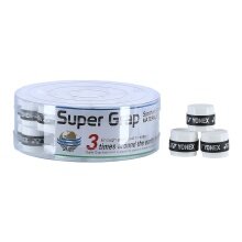 Yonex Overgrip Wet Super Grap 0.6mm (Komfort/gładki/lekko przylegający) biały 36 sztuk w pudełku