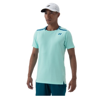 Koszulka tenisowa Yonex Crew Neck Australian Open 2024 cyanowo-niebieska męska