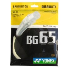 Yonex Sznur do badmintona BG65 (Uniwersalny+Trwałość) naturalny 10m Zestaw