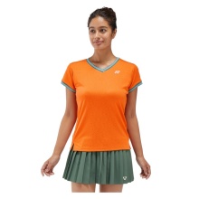 Koszulka tenisowa Yonex Crew Neck French Open (Roland Garros) 2024 pomarańczowa damska