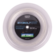 Yonex Sznur do badmintona Exbolt 65 (Kontrola) biały 200m rolka