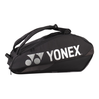 Torba na rakiety Yonex Pro (torba na rakiety, 2 główne komory) 2024 czarna 6szt.