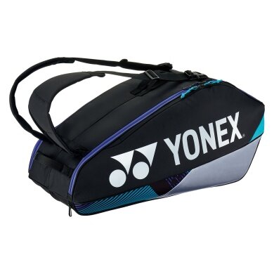 Torba na rakiety Yonex Pro (torba na rakiety, 2 główne komory) 2024 czarna/srebrna 6-tka