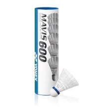 Yonex Piłki do badmintona Mavis 600 Nylon białe Puszka <b>10x6 sztuk w kartonie </b>