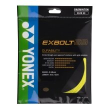 Yonex Sznurek do badmintona Exbolt 68 (trwałość) żółty 10m zestaw