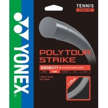 Yonex Sznur tenisowy Poly Tour Strike (Trwałość+Kontrola) szary 12m zestaw