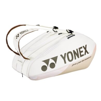 Torba na rakiety Yonex Pro (torba na rakiety, 3 główne komory, komora termiczna) 2024 piasek/beż 9szt.