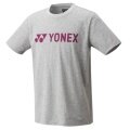 Koszulka treningowa Yonex Practice Logo (100% bawełna) 2024 szara męska