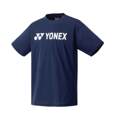 Koszulka treningowa Yonex z logo LB0024 (100% poliester) 2025 granatowa męska