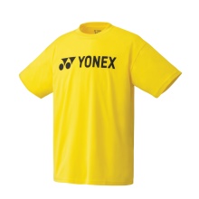 Koszulka treningowa Yonex z logo LB0024 (100% poliester) 2025 żółta męska