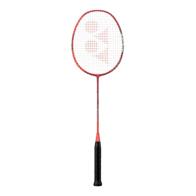 Yonex Rakieta do badmintona Astrox 01 Ability (z głowicą ciężką, bardzo elastyczna) czerwona - naciągnięta -