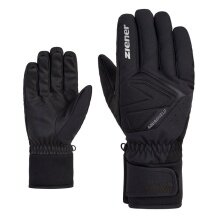 Rękawice Zimowe Ziener Gatis AS® Glove Ski Alpine (wiatroszczelne, wodoodporne) czarne Męskie - 1 para