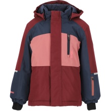 Kurtka Narciarska Zigzag Winter-Skijacke Scout W-PRO 10.000 (wodoodporna, wiatroszczelna) bordowa/navy niebieska Dziecięca