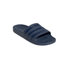 adidas klapki Adilette Aqua 3-pasy (Cloudfoam wkładka, formowany pasek EVA) ciemnoniebieskie - 1 para