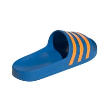 adidas klapki Adilette Aqua 3-pasy niebiesko-pomarańczowe męskie - 1 para