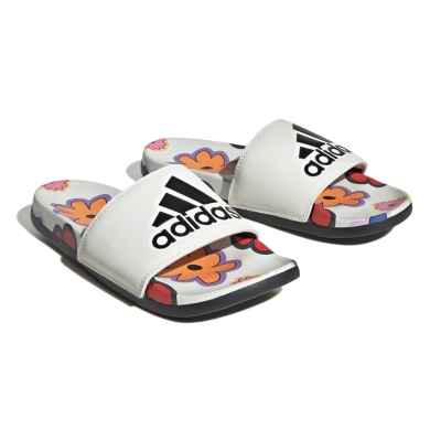 adidas Klapki Badeschuhe Adilette Comfort białe/czarne damskie