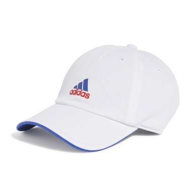 adidas Czapka Basecap Team Francja Dad biała/niebieska dziecięca