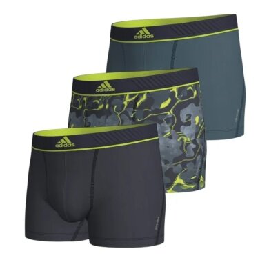 adidas bielizna bokserki Trunk Active Micro Flex Eco - wielokolorowe - 3 sztuki