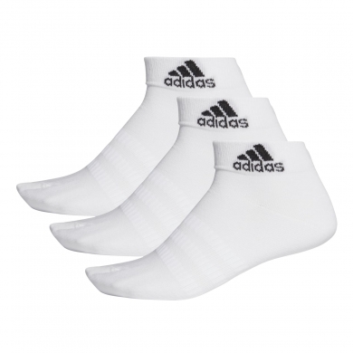 adidas Skarpetki sportowe Ankle Light (cienkie, lekkie) białe - 3 pary