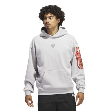 adidas Bluza z kapturem D.O.N. Select Hoodie (mieszanka bawełny) szara męska