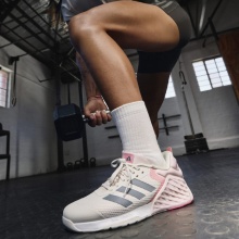 adidas Buty fitness Dropset 3 Trener beżowo-różowe damskie