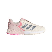 adidas Buty fitness Dropset 3 Trener beżowo-różowe damskie