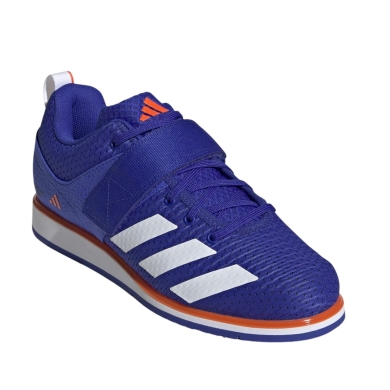 adidas Buty fitness Powerlift 5 2024 (buty do podnoszenia ciężarów) niebiesko-białe Męskie