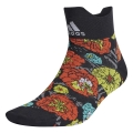 adidas Skarpetki biegowe Ankle Running Flower Graphic Performance czarne/wielokolorowe - 1 para