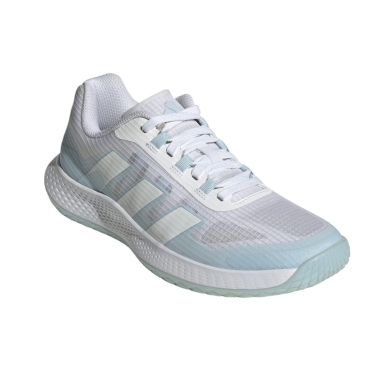 adidas Halowe buty do gry ForceBounce 2.0 2024 białe/jasnoniebieskie damskie