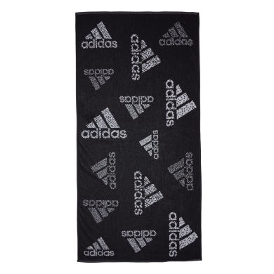 adidas Ręcznik Markowy Must-Have (100% Bawełna) czarny/biały 50x100cm