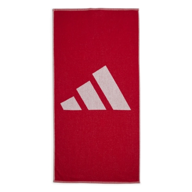 ręcznik adidas (100% bawełna) czerwony/biały 50x100cm