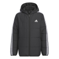 adidas Zimowa kurtka izolacyjna 3-Pasy Padded (bez PFC, wodoodporna) czarna dziecięca