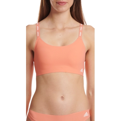 adidas Bielizna funkcyjna Sport-Bra Bralette (4-kierunkowy rozciąg) koralowy Damski