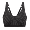 adidas Bielizna funkcjonalna Sport-Bra Bralette (4-kierunkowy rozciągliwy) czarny/szary Damski