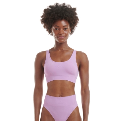 adidas Bielizna funkcjonalna Sport-Bra Bralette (bezszwowy, idealne dopasowanie) fioletowy Damski