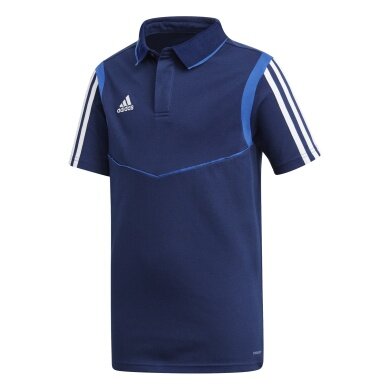 adidas Sport-Polo Tiro 19 Bawełna (odprowadzająca wilgoć) granatowy chłopcy