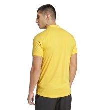 adidas Polo tenisowe Henley Pro FreeLift Heat.Rdy biało/żółte męskie