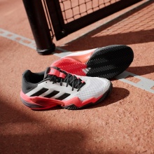 adidas buty tenisowe Barricade 13 Clay/Sandplatz/Stabil 2025 białe/czarne/czerwone męskie