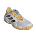 adidas Buty tenisowe Barricade 13 Clay/Piaskowe 2024 białe/czarne/pomarańczowe Damskie