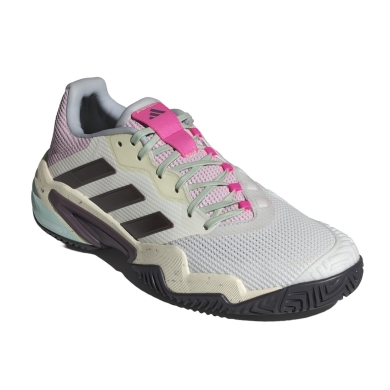 adidas Buty tenisowe Barricade 13 Allcourt/Stabil 2024 białe/wielokolorowe Męskie