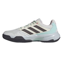 adidas Buty tenisowe CourtJam Control 3 Clay/Piasek białe/wielokolorowe Męskie