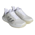 adidas Buty tenisowe Defiant Speed Clay/Na korty ziemne białe/srebrne Damskie