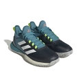 adidas buty tenisowe adizero Ubersonic 4.1 Clay/Piasek/Lekkość niebiesko-zielony/biały męskie