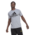 adidas Koszulka tenisowa Performance Graphic Tee Aeroready szara męska