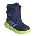 adidas zimowe buty zimowe Winterplay C (rzep) 2024 ciemnoniebiesko/zielone dziecięce