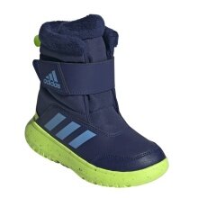 adidas zimowe buty zimowe Winterplay C 2024 (rzep) ciemnoniebiesko/zielone dziecięce